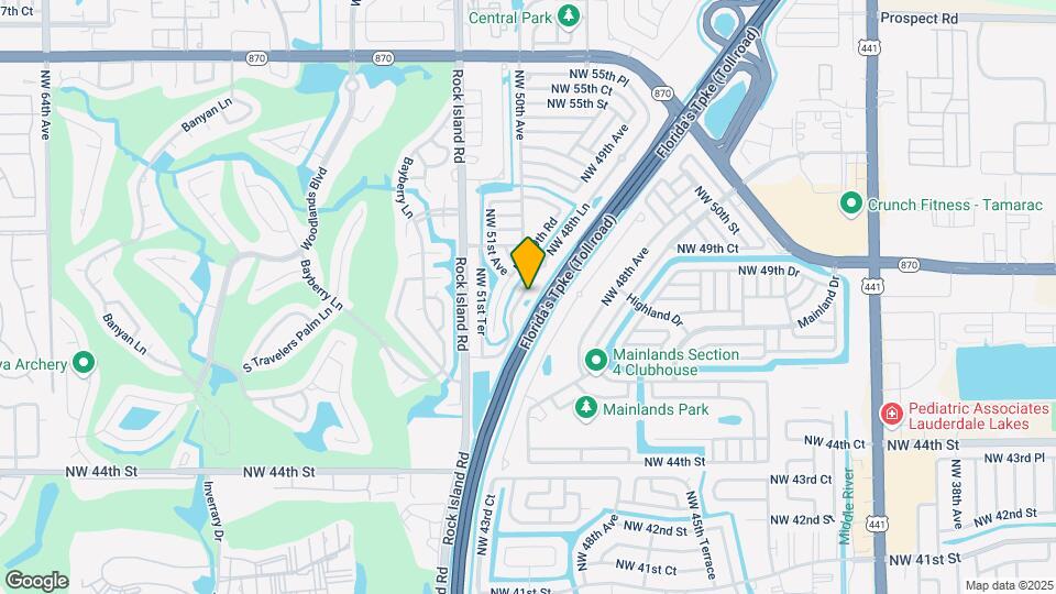 4914 NW 48th Ln Map and Location Details