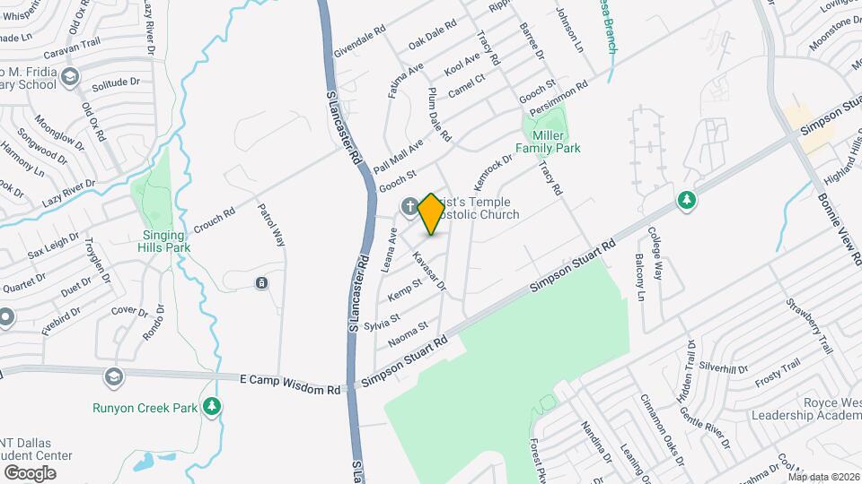 2520 Kirkley St Map and Location Details