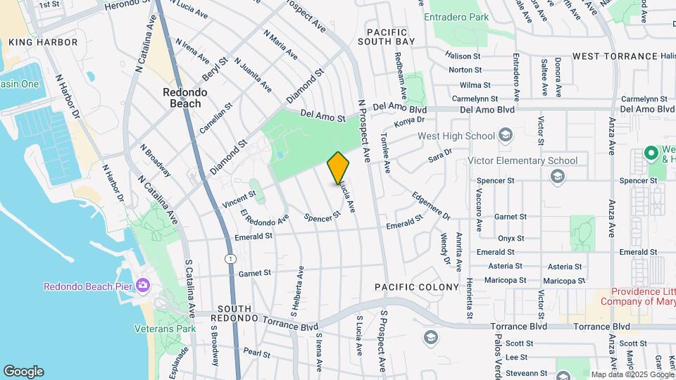 203 N Lucia Ave Map and Location Details