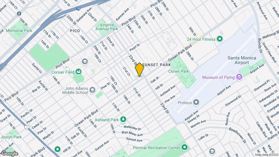 2207 Ocean Park Blvd Mapa y Detalles de la Ubicación