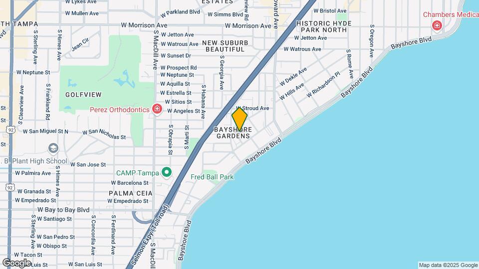 2314 S Clewis Ct Map and Location Details