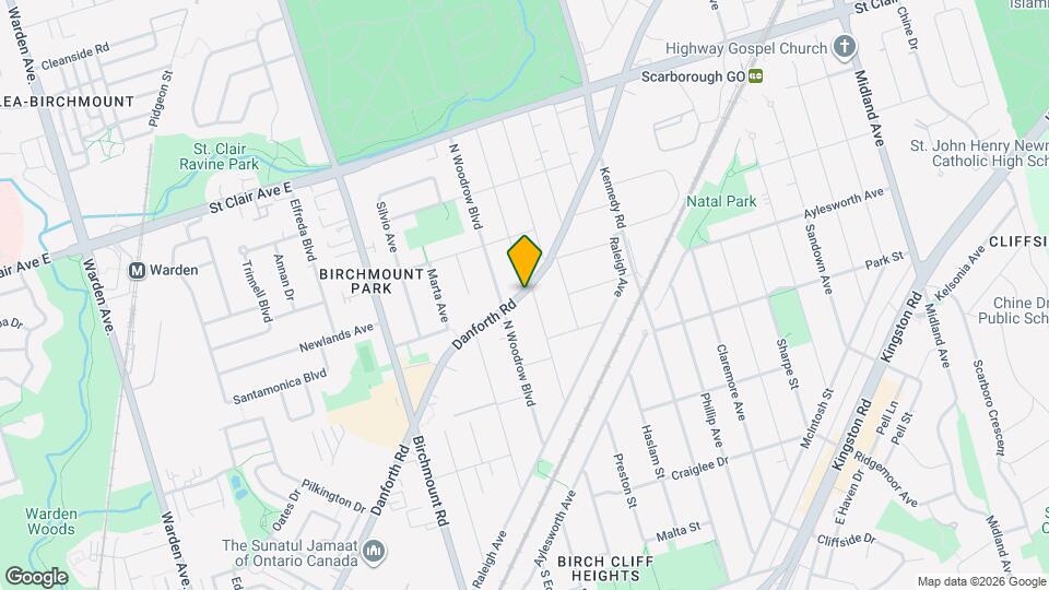 571 Danforth Rd Map and Location Details