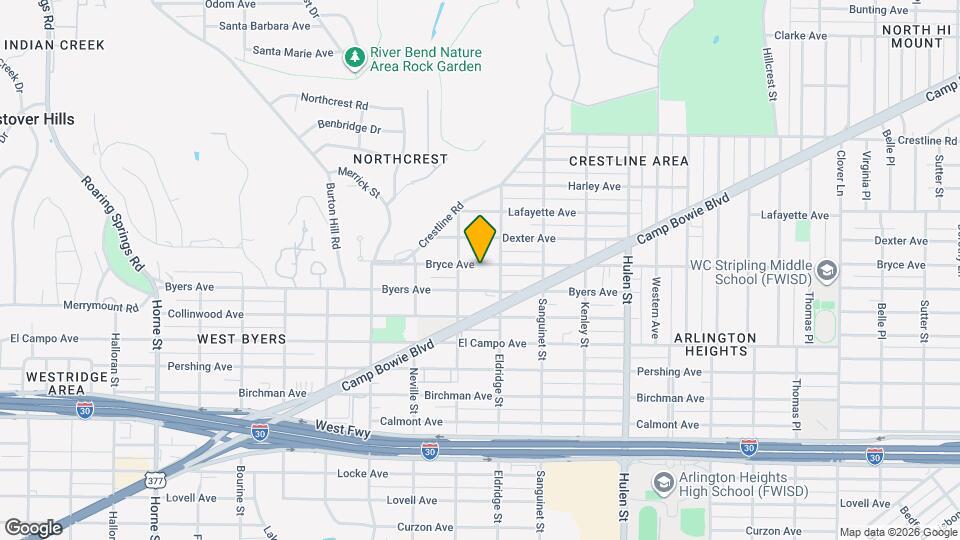 4919 Bryce Ave Map and Location Details