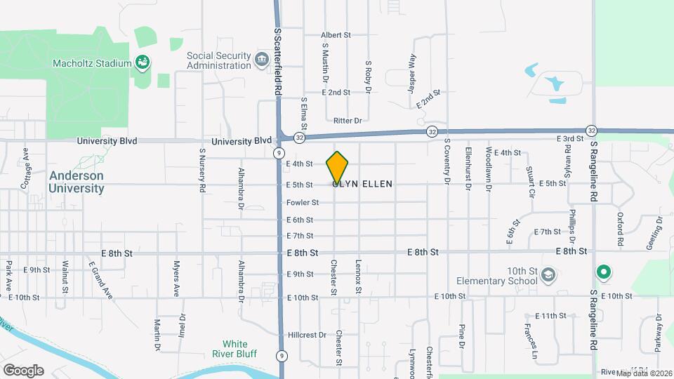 2403 E 5th St Map and Location Details