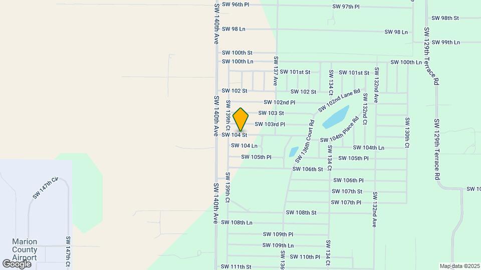 13884 SW 104 Ln Map and Location Details
