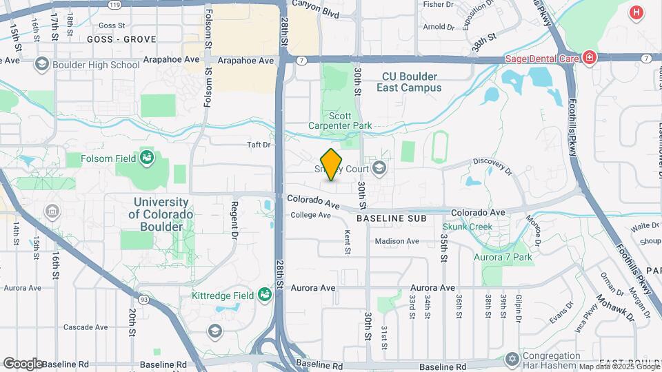 1205 E Ridge Ave Map and Location Details