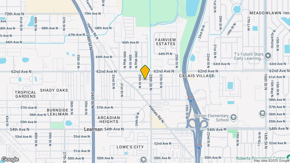 2839 60th Ave N Map and Location Details