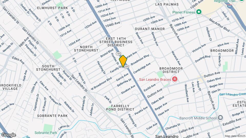 164 W Broadmoor Blvd Mapa y Detalles de la Ubicación