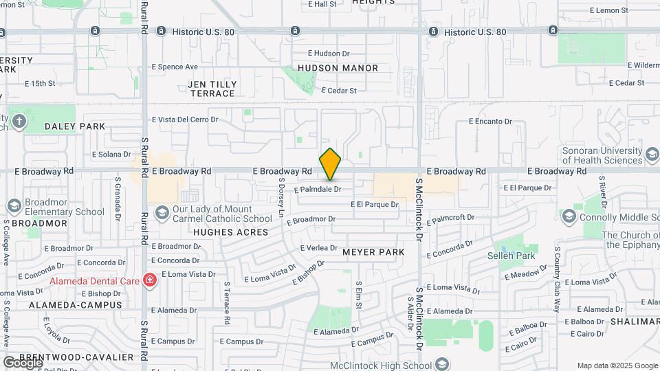 1442 E Palmdale Dr Map and Location Details