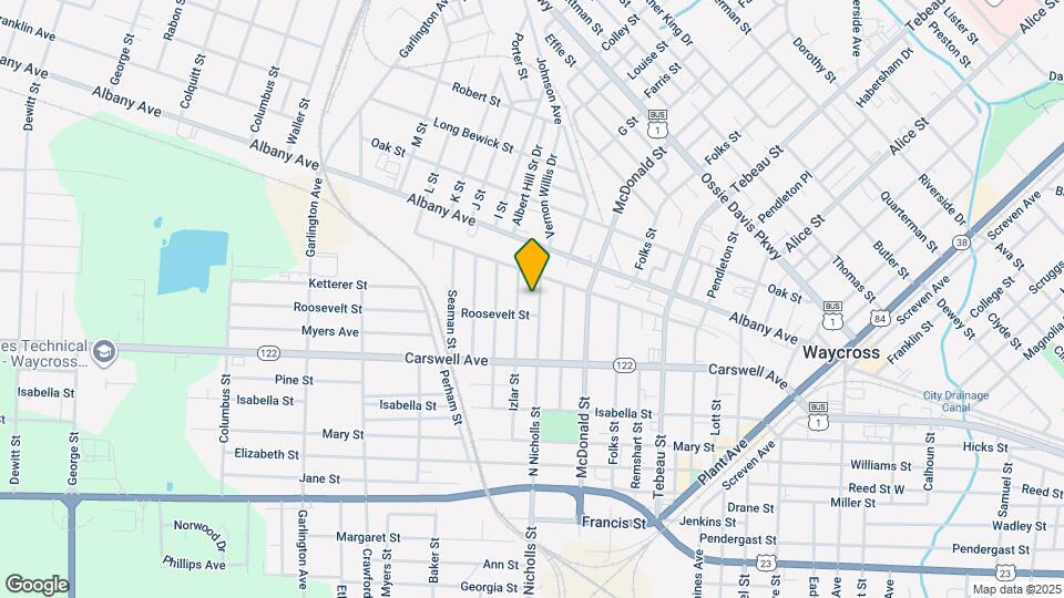 623 N Nicholls St Map and Location Details