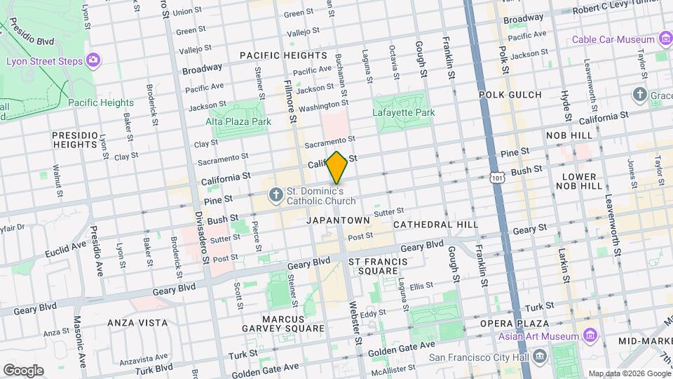 1818 Webster St Map and Location Details