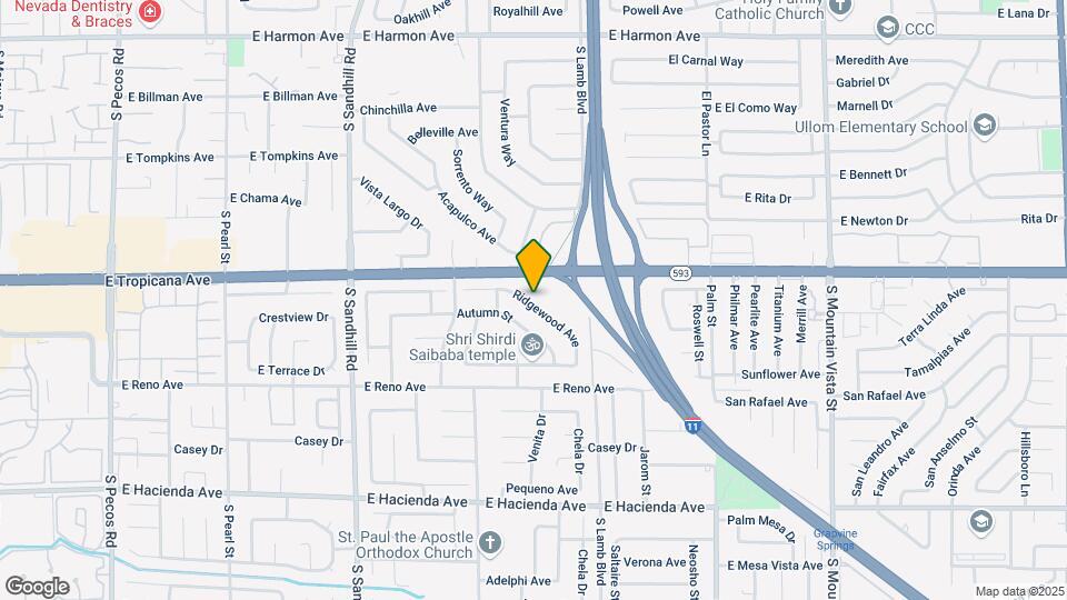 4092 Ridgewood Ave Map and Location Details