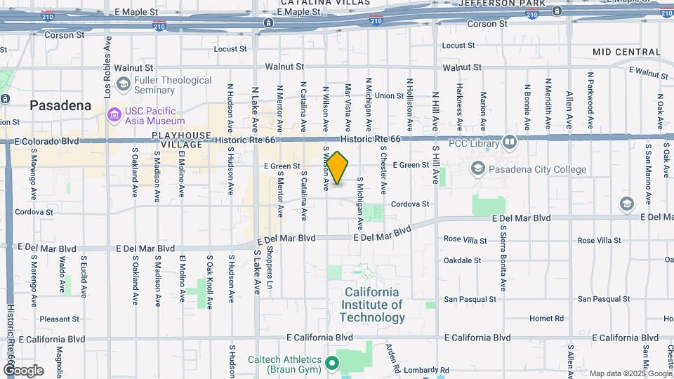 1115 Cordova St Map and Location Details