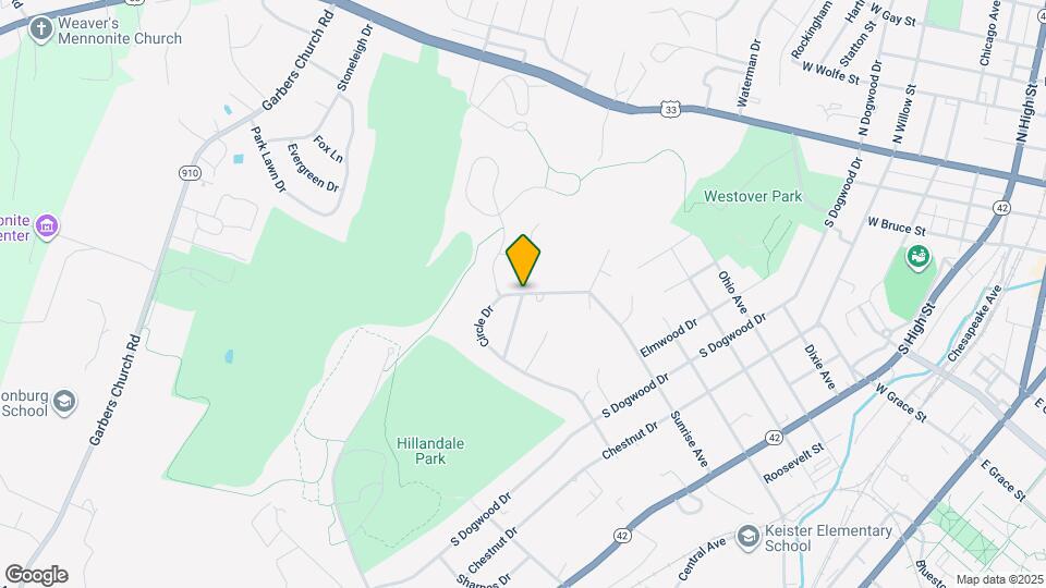 1420 Circle Dr Map and Location Details