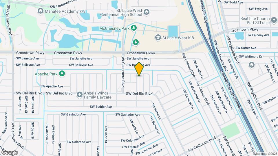1711 SW Bismarck St Map and Location Details