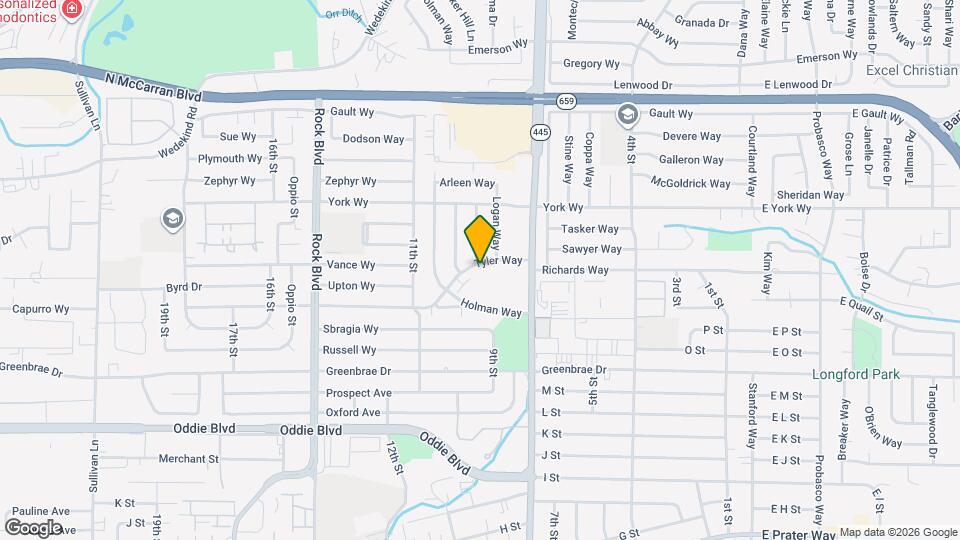 957 Tyler Way Map and Location Details