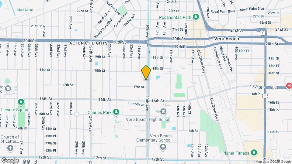 1717 20th Ave Map and Location Details