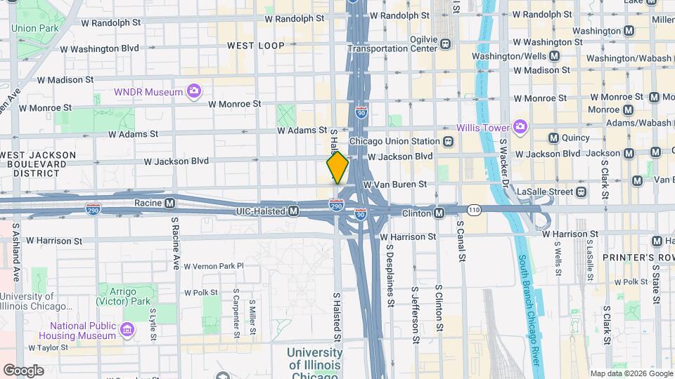 797 W Van Buren St Map and Location Details