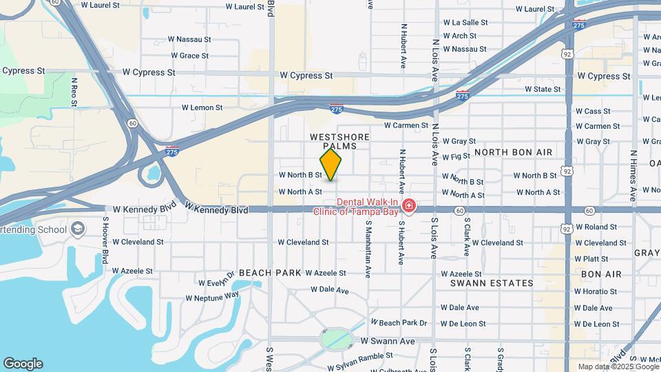 4503 W North A St Map and Location Details