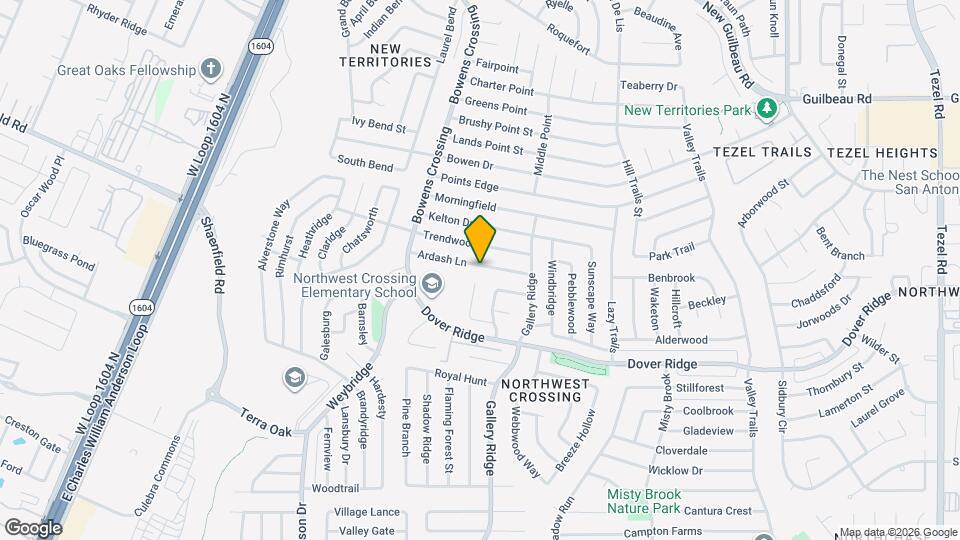 9840 Ardash Ln Map and Location Details