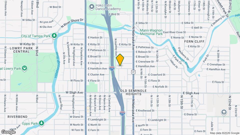 7300 N Taliaferro Ave Map and Location Details