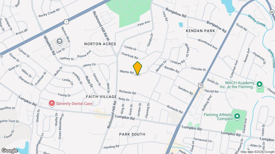 2316 Martin Rd Map and Location Details