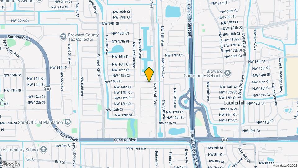 5630 NW 15th St Map and Location Details