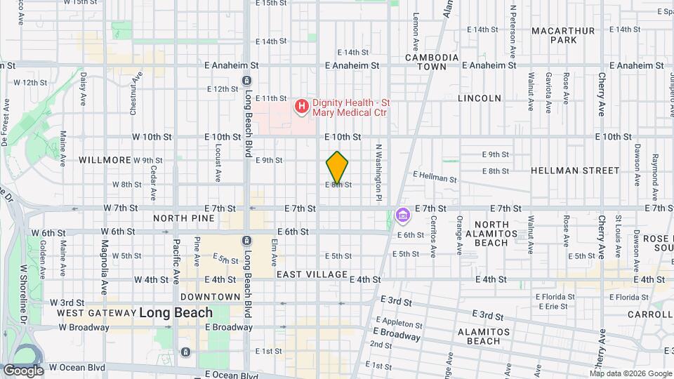 750 Lime Ave Map and Location Details