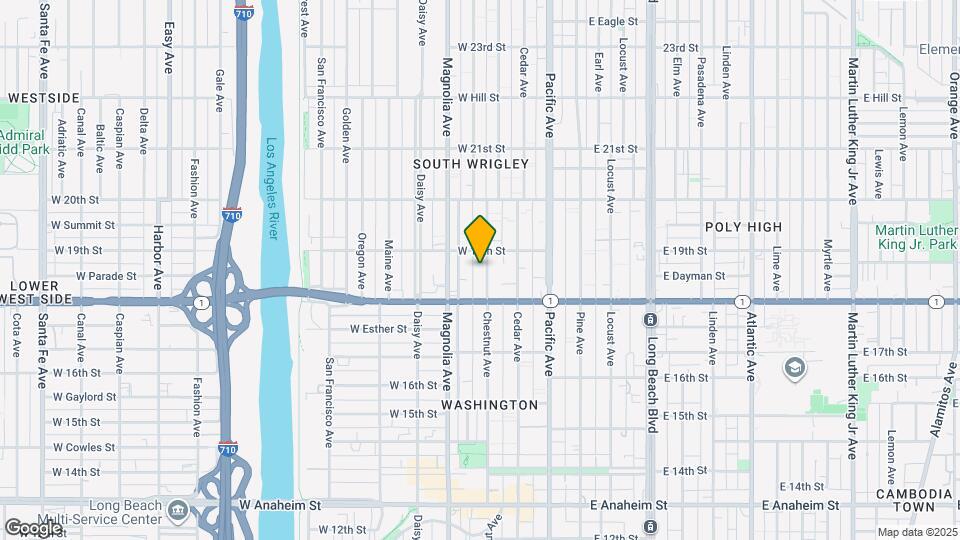 1853 Chestnut Ave Map and Location Details