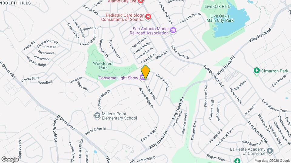 10743 Mustang Ridge Map and Location Details