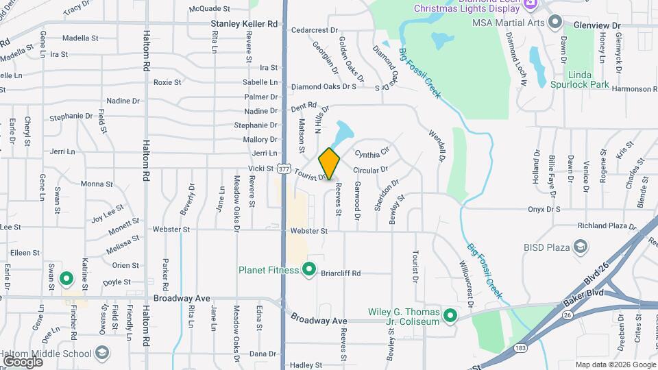 3575 Paramount St Map and Location Details