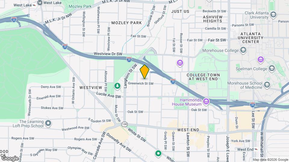1277 Greenwich Street Southwest Map and Location Details