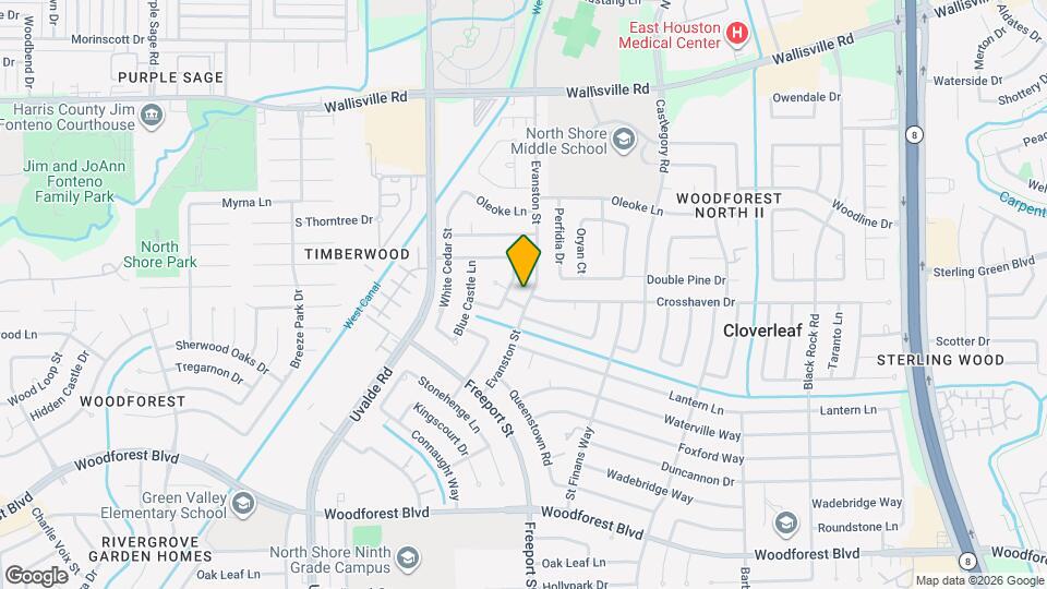 254 Evanston St Map and Location Details
