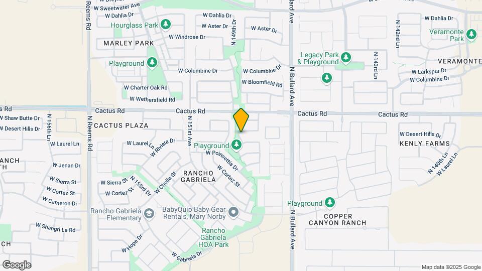 14883 W Desert Hills Dr Map and Location Details
