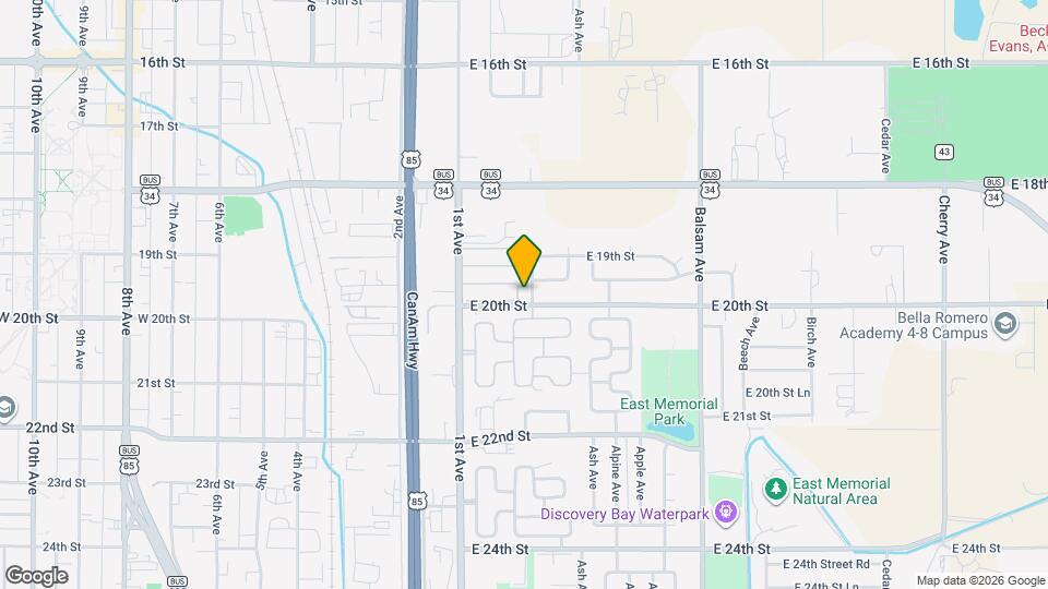 1921-1923 Almond Ave Map and Location Details