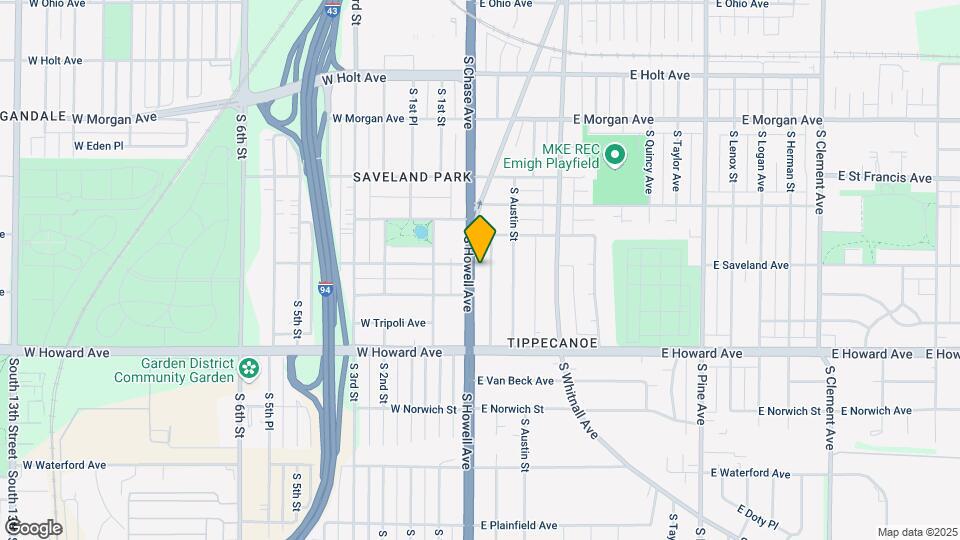 3744 S Howell Ave Mapa y Detalles de la Ubicación
