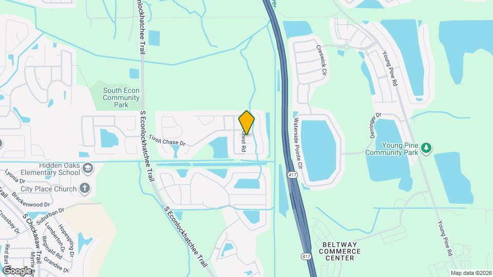 10193 Oak Crest Rd Mapa y Detalles de la Ubicación