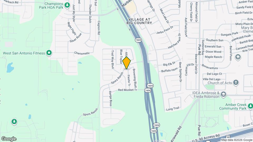 3703 Fiesta Tr Map and Location Details