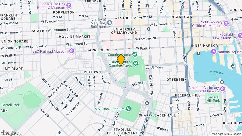 515 Warner St Map and Location Details
