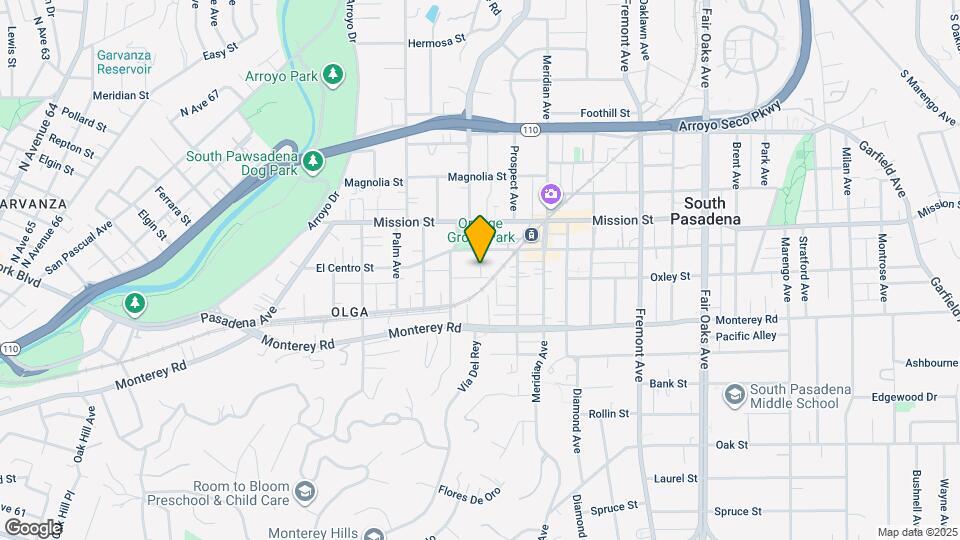826 Orange Grove Pl Map and Location Details