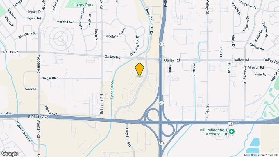 818 Grissom Dr. Map and Location Details