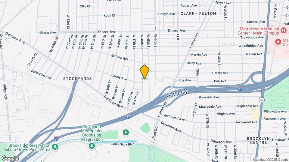 3571 W 46th St Map and Location Details