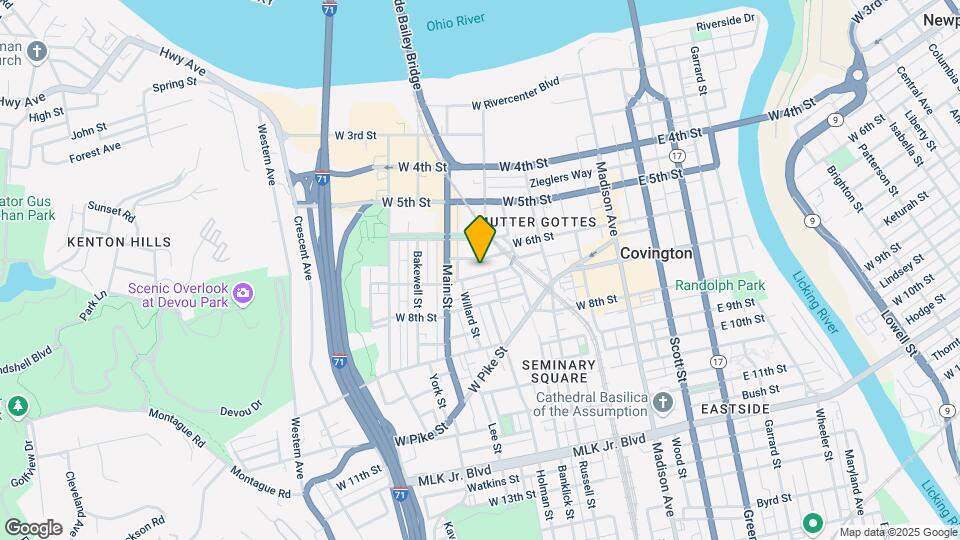 314 W 7th St Mapa y Detalles de la Ubicación