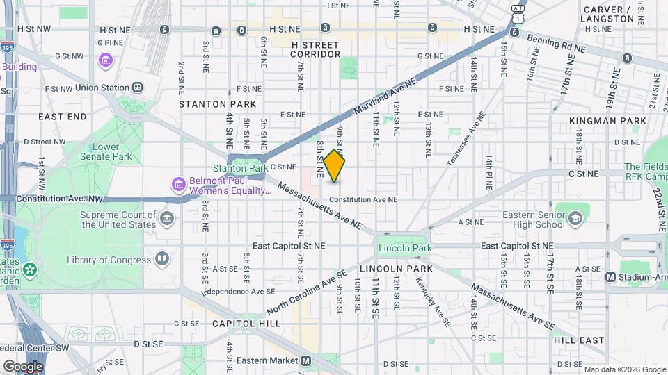 218 9th St NE Map and Location Details