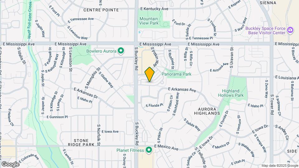 1389 S Quintero Way Map and Location Details