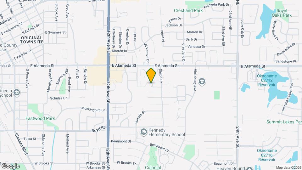 1622 Claudia Dr Map and Location Details