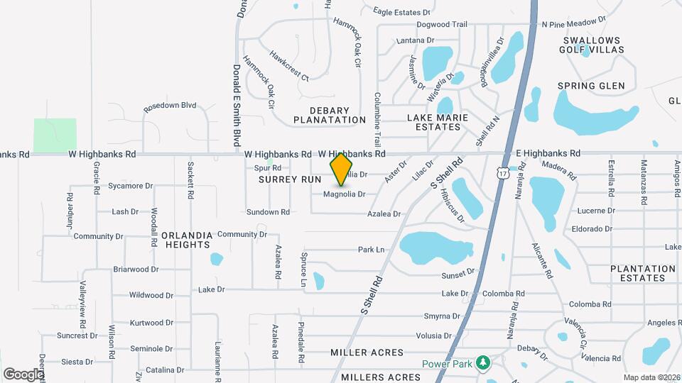 58 Magnolia Dr Mapa y Detalles de la Ubicación