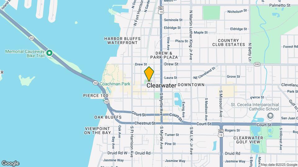 628 Cleveland St, Unit 1310 Map and Location Details