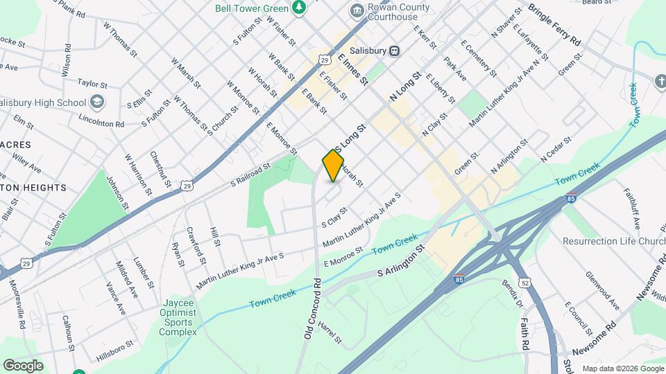 418 S Shaver St Map and Location Details