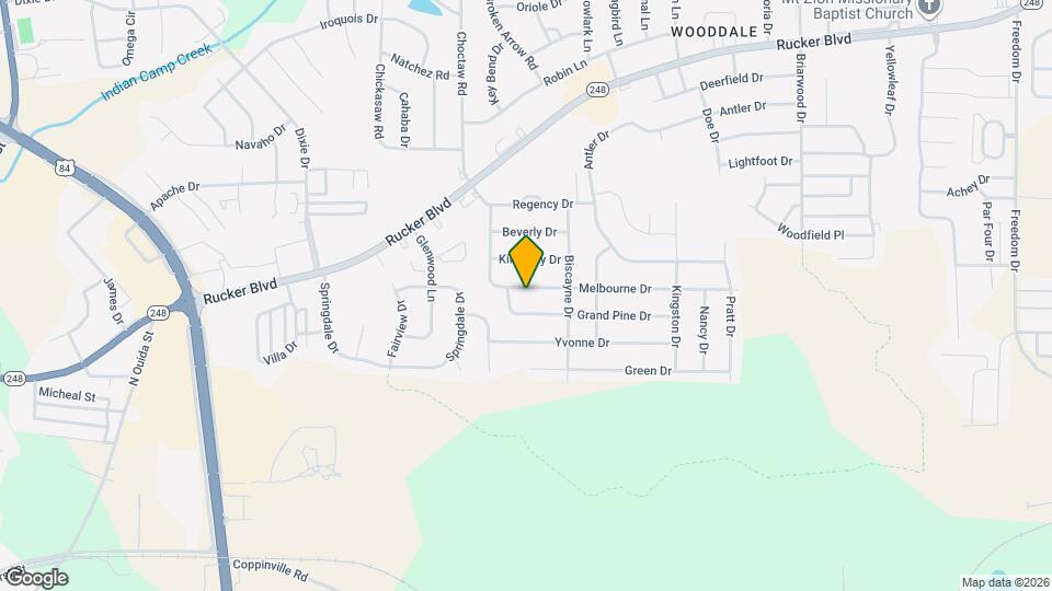 402 Melbourne Dr Map and Location Details